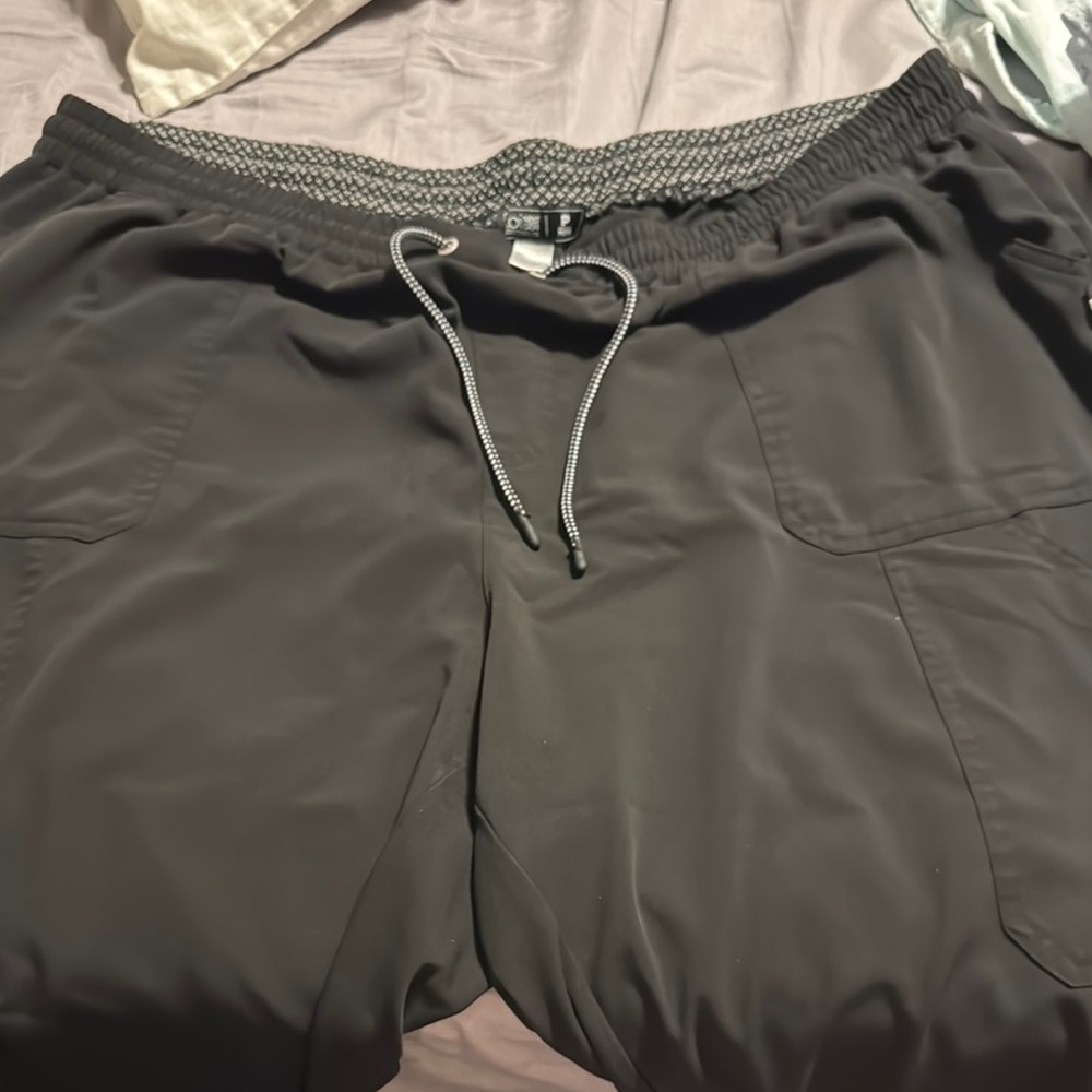 Koi scrub Pants black with Drawstring